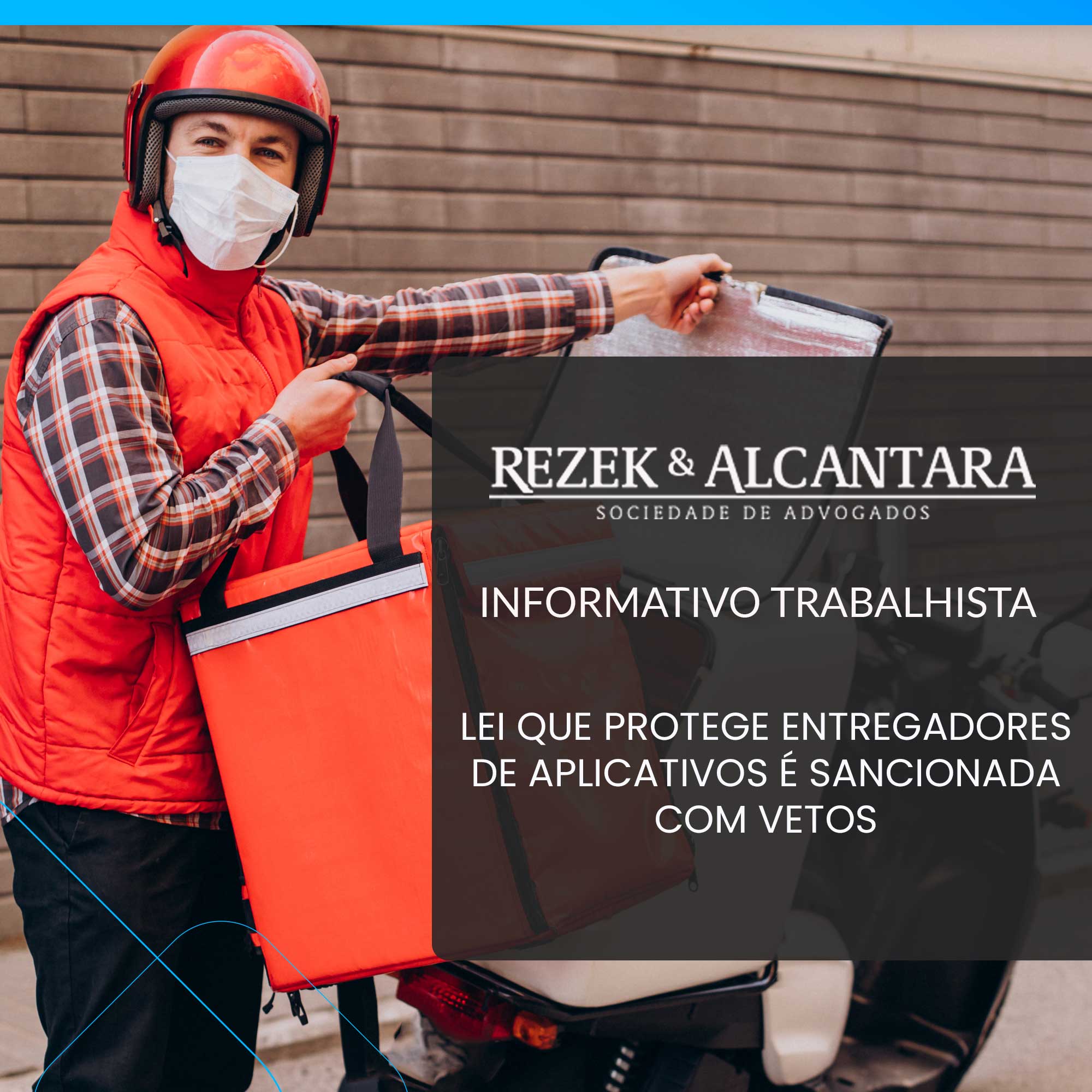 Lei que protege entregadores de aplicativos é sancionada com vetos